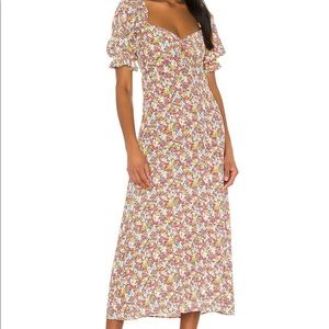 Faithfull the Brand Lennox midi dress x Revolve